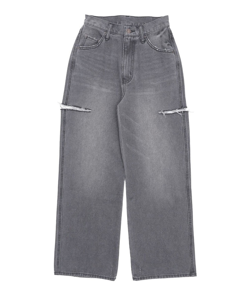 WEGO 【SMサイズ展開】サイドカットデニムストレートパンツ 