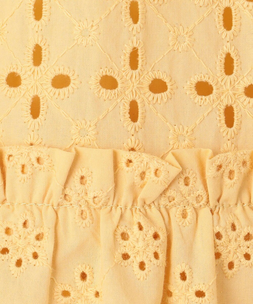 組曲 エンブロイダリーレース シャーティング ワンピース 