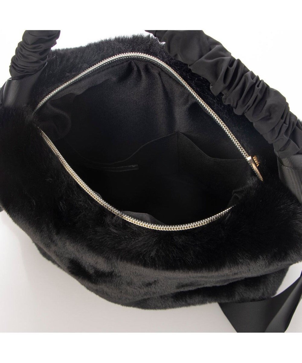 UNBILLION カシュカシュ cachecache / 下がりグログランワンハンドルエコファートート 