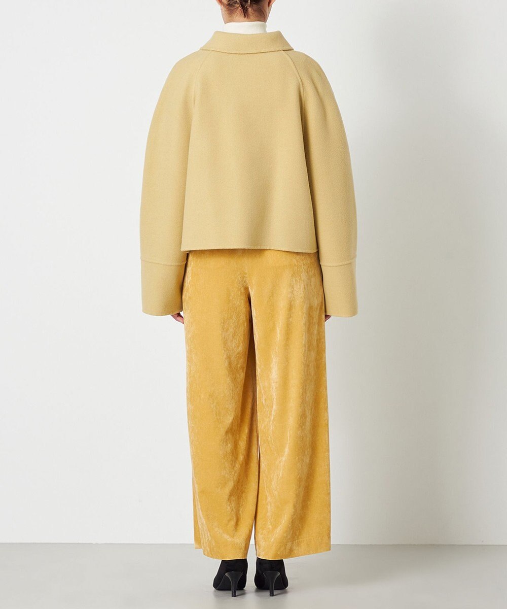 NAVE 【Nave】メルトンリバー ステンカラークロップド コート 