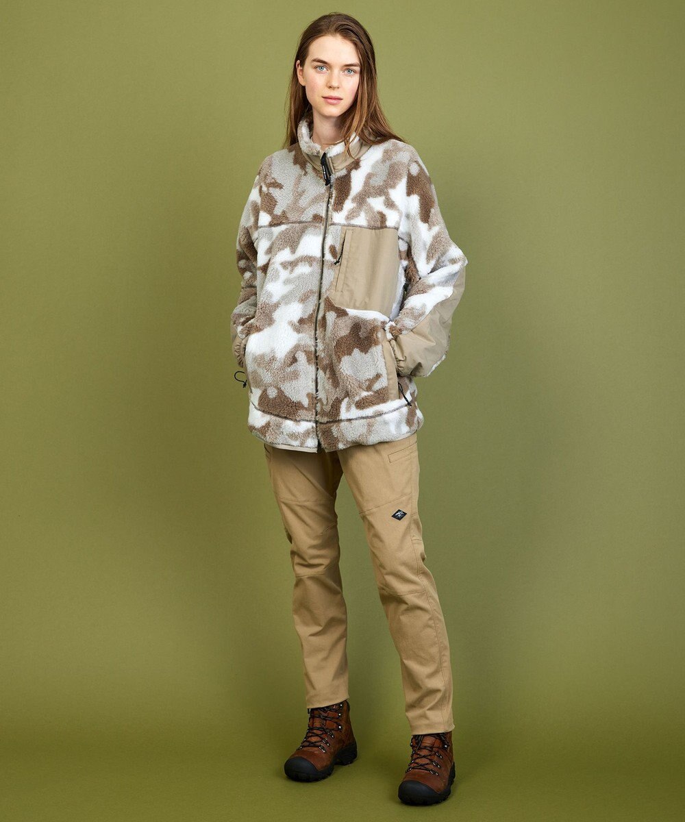 JOSEPH ABBOUD MOUNTAIN 【軽量】カモフラージュフリース ブルゾン 