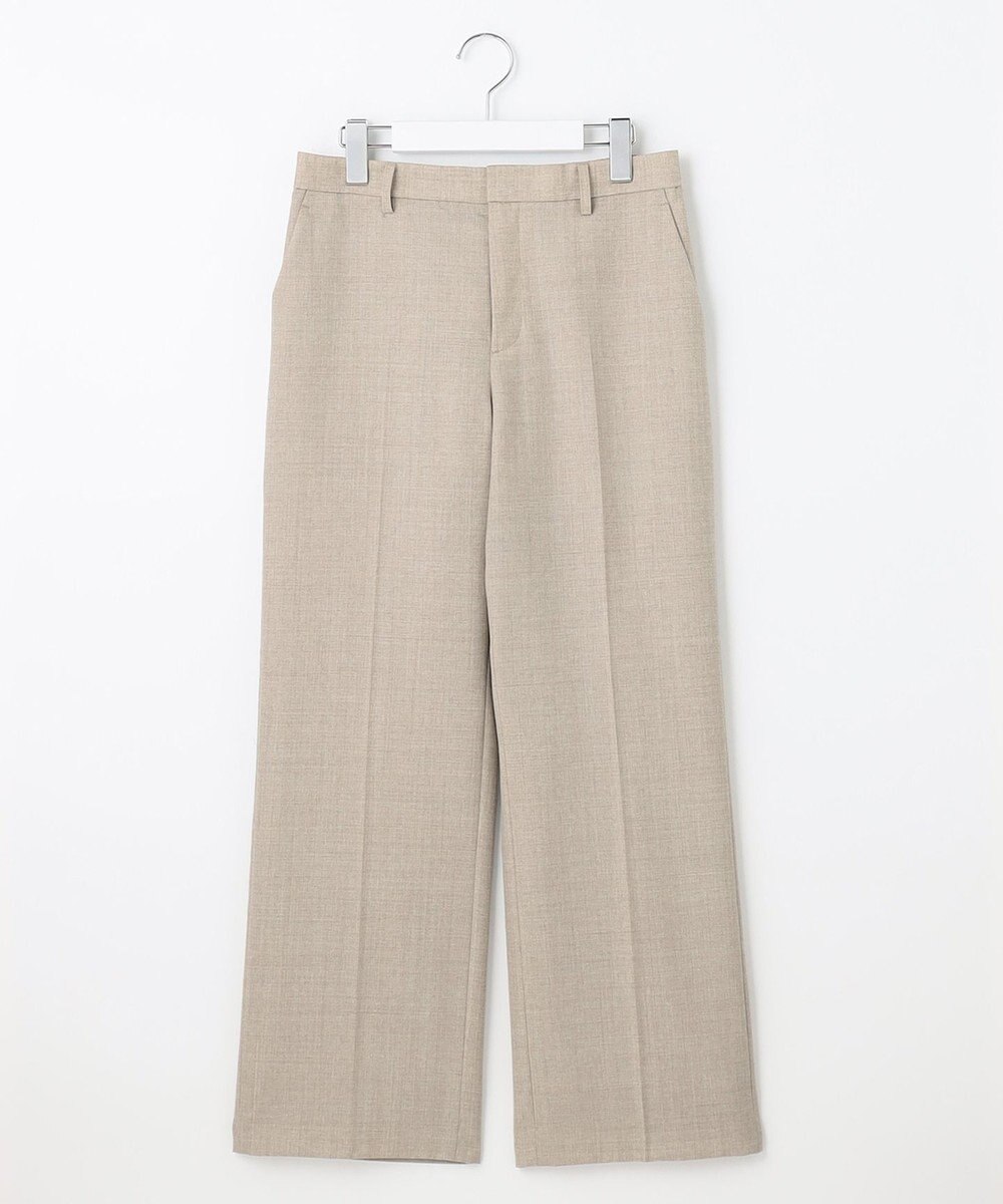 自由区 【セットアップ可】ライトウールトロピカル ストレートパンツ 