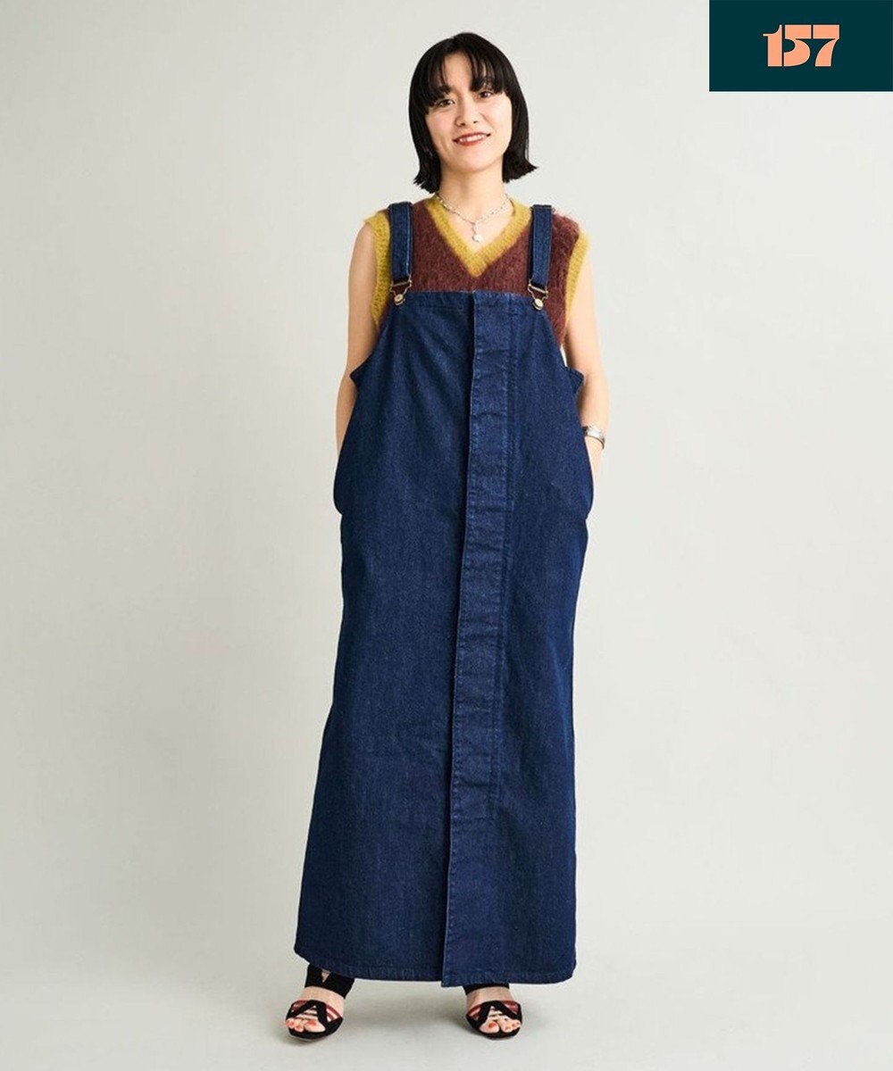 woadblue 【157】DECK OVERALL SKIRT デッキオーバーオールスカート 