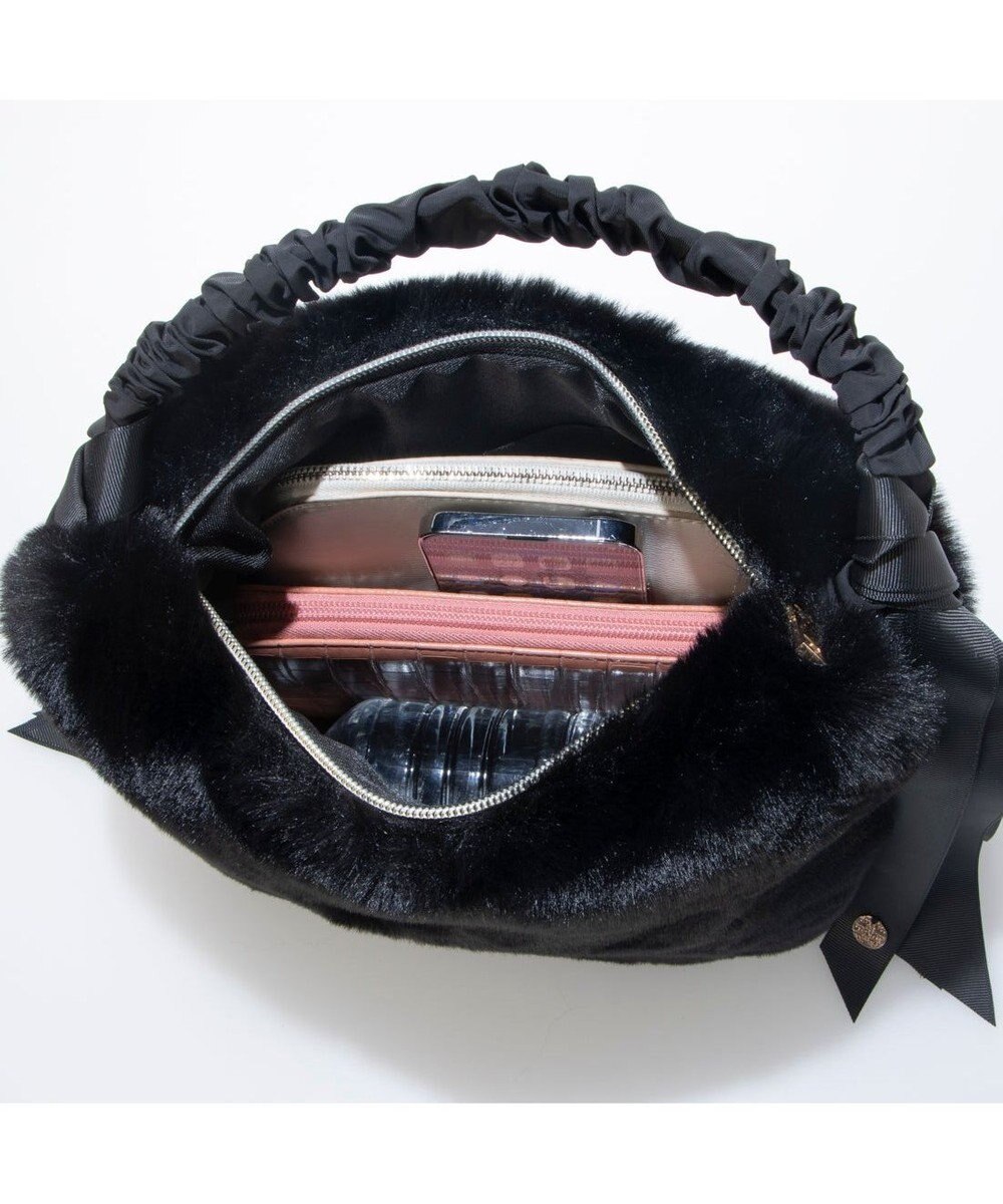 UNBILLION カシュカシュ cachecache / 下がりグログランワンハンドルエコファートート 