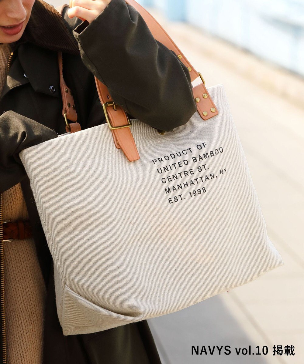 united bamboo 【NAVYS 10月号掲載】UB ベーシックバッグ(ミディアム) 