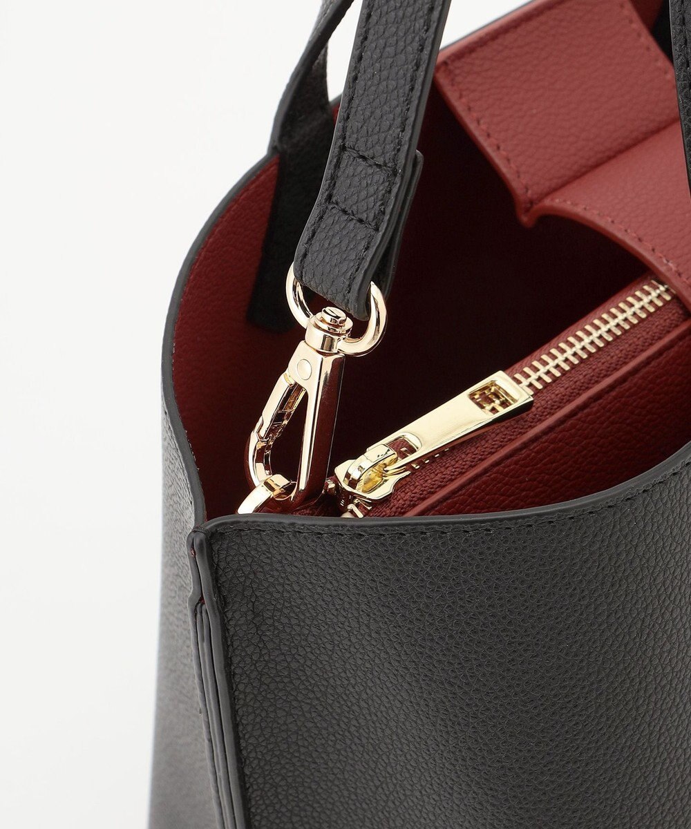 LA BAGAGERIE 【MONICA】バイカラーミディトートバッグ 