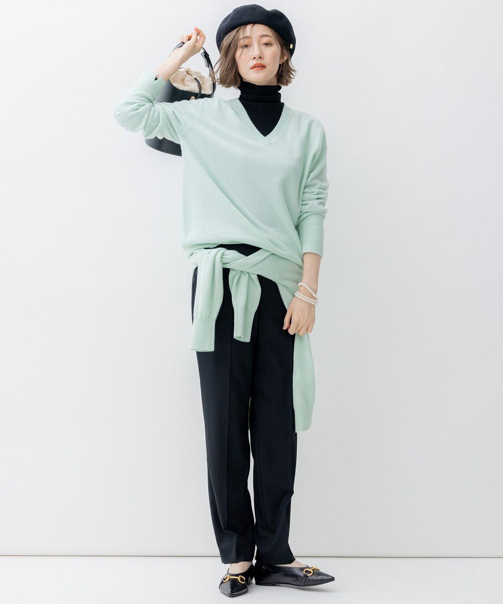 23区 【洗える】ピュアカシミヤ カーディガン 