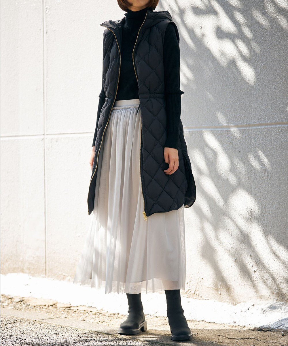 UNFILO L チュールスカート 