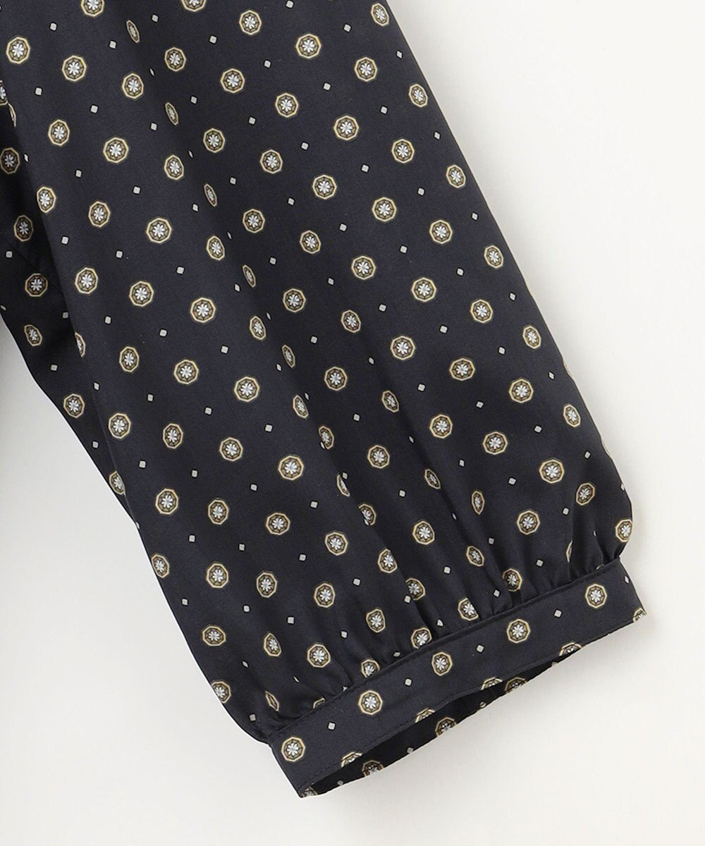 J.PRESS LADIES L 【洗える】ジオメトリックプリント ワンピース 