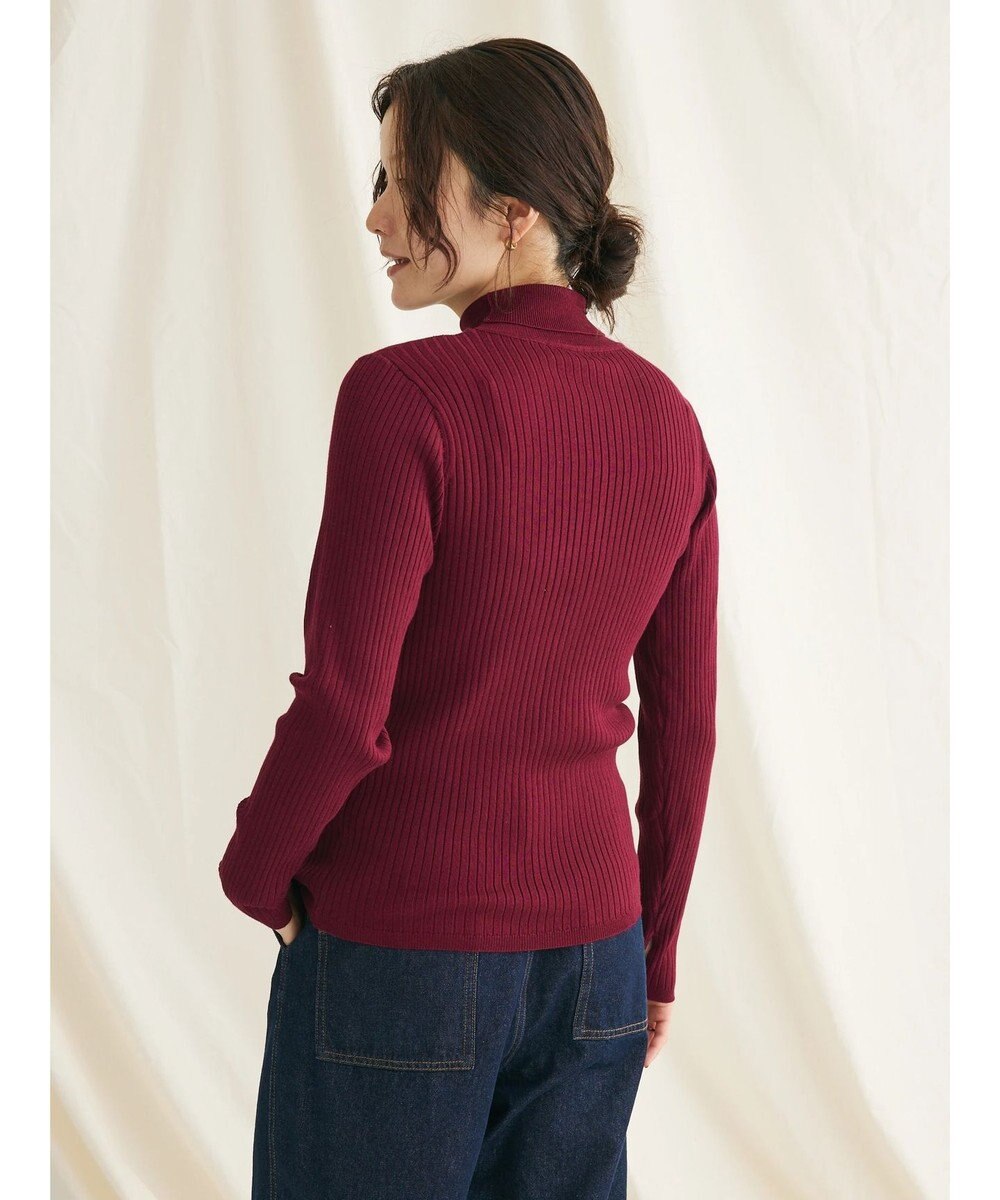 CRAFT STANDARD BOUTIQUE ウォッシャブルリブタートルニットプルオーバー 