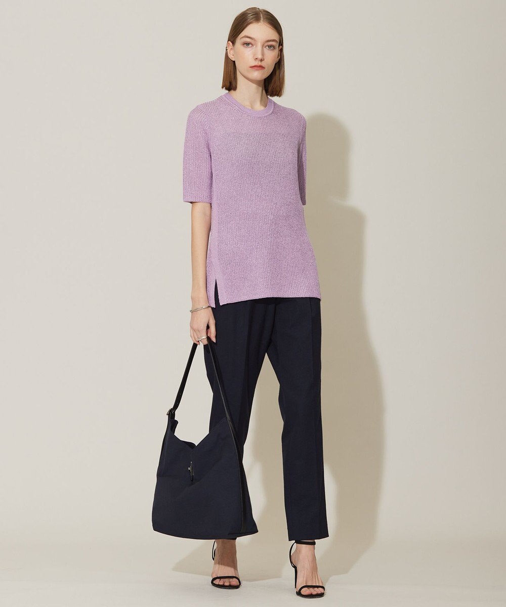 ICB 【接触冷感・UVケア・撥水・洗える】 LooseWeave テーパードパンツ 