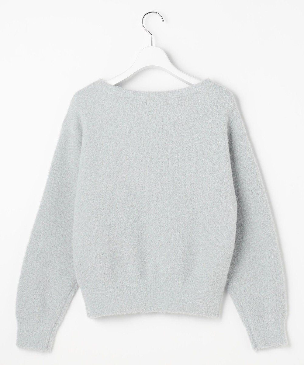 Feroux パール付きシャギー ニット 