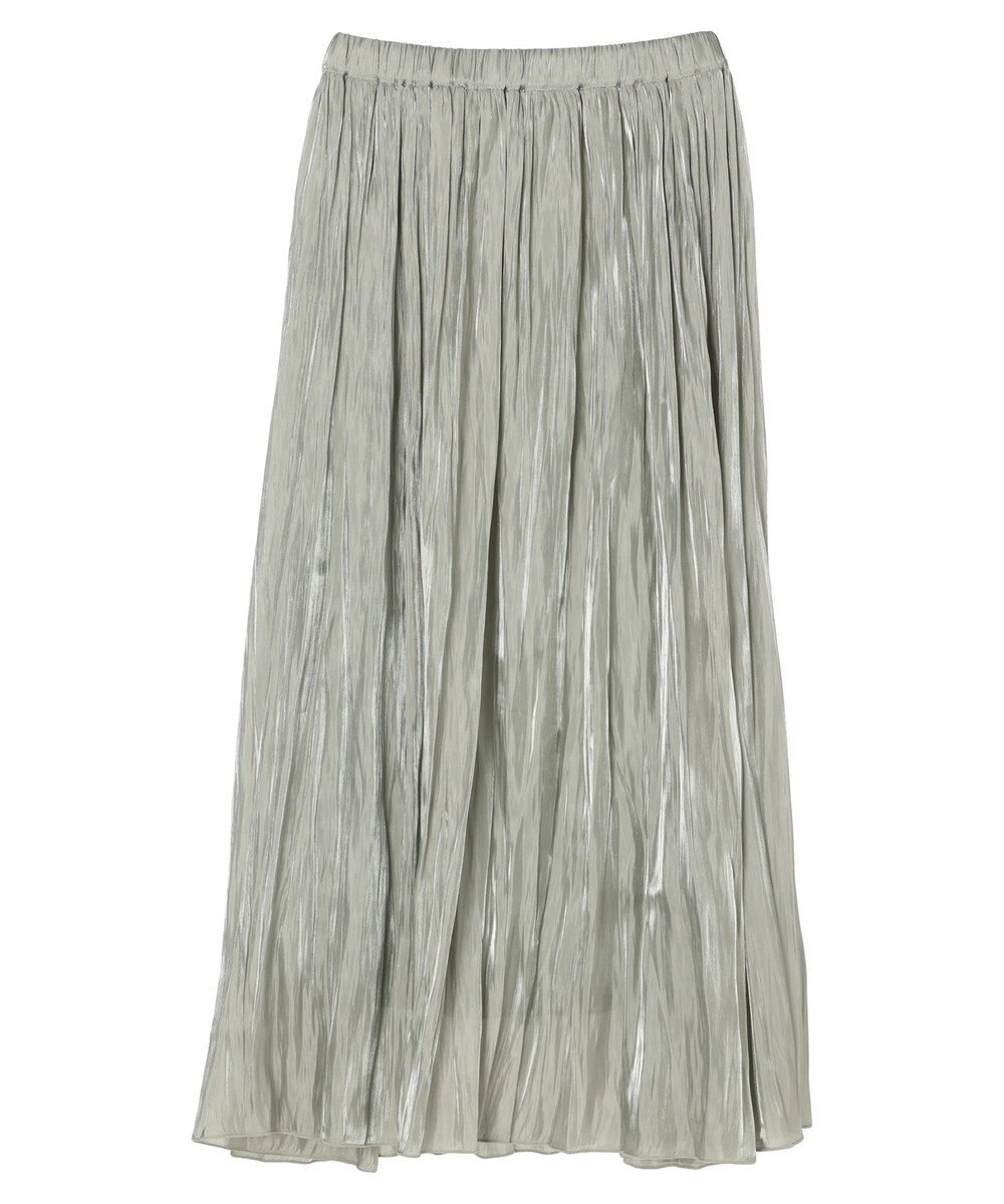 earth music&ecology シャイニーギャザースカート 