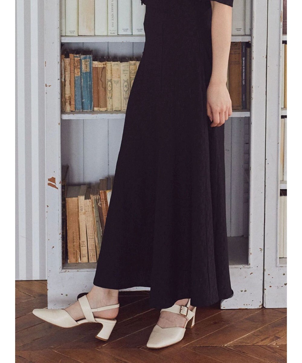 earth music&ecology ジャガードフレアスカート 