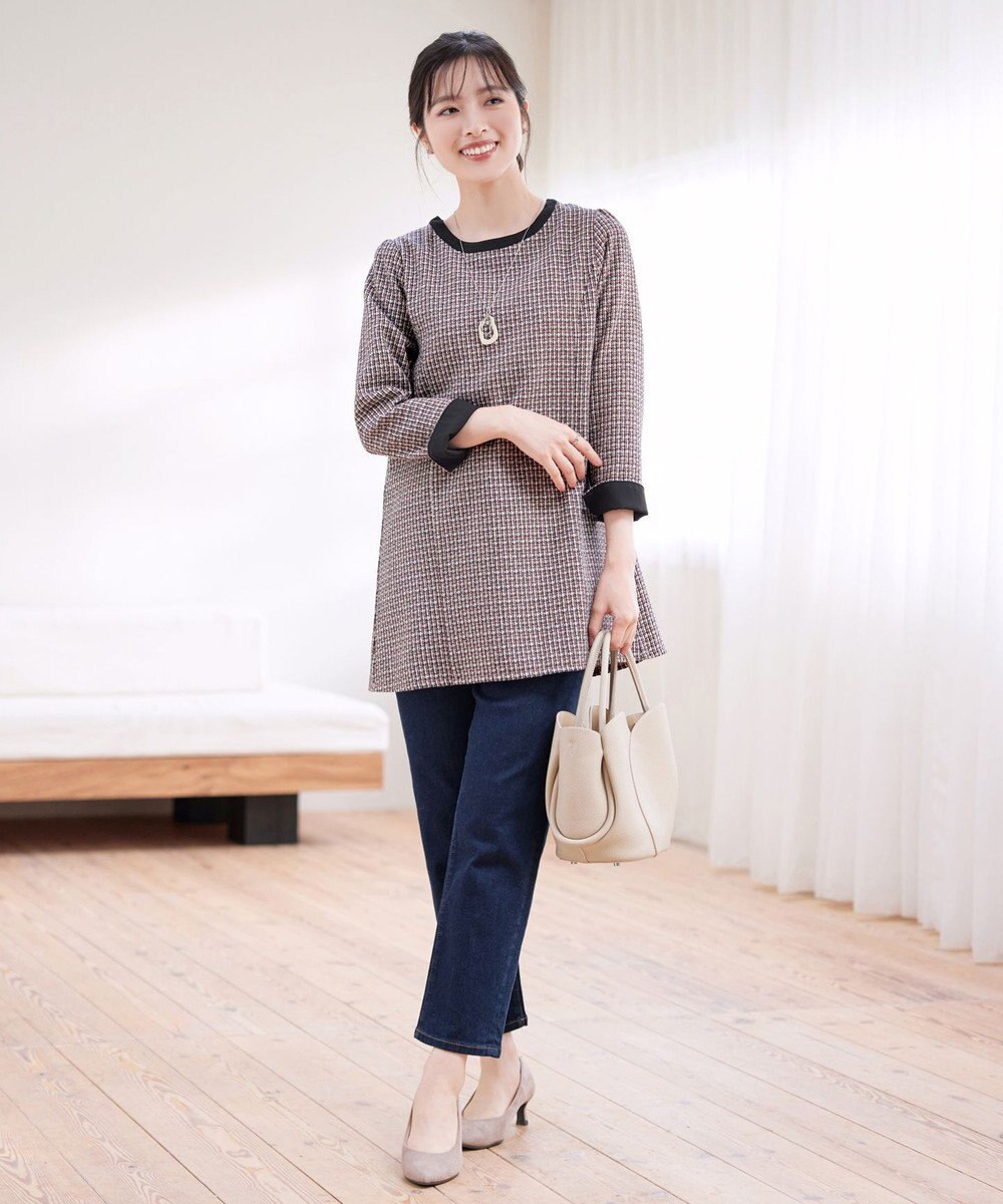 Tiaclasse 【洗える】ツイードチュニック 