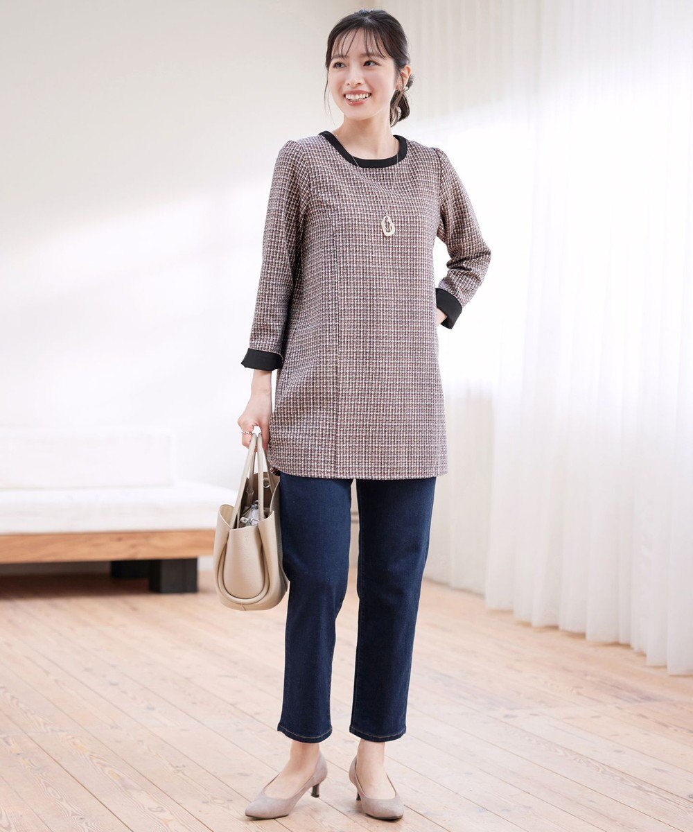 Tiaclasse 【洗える】ツイードチュニック 