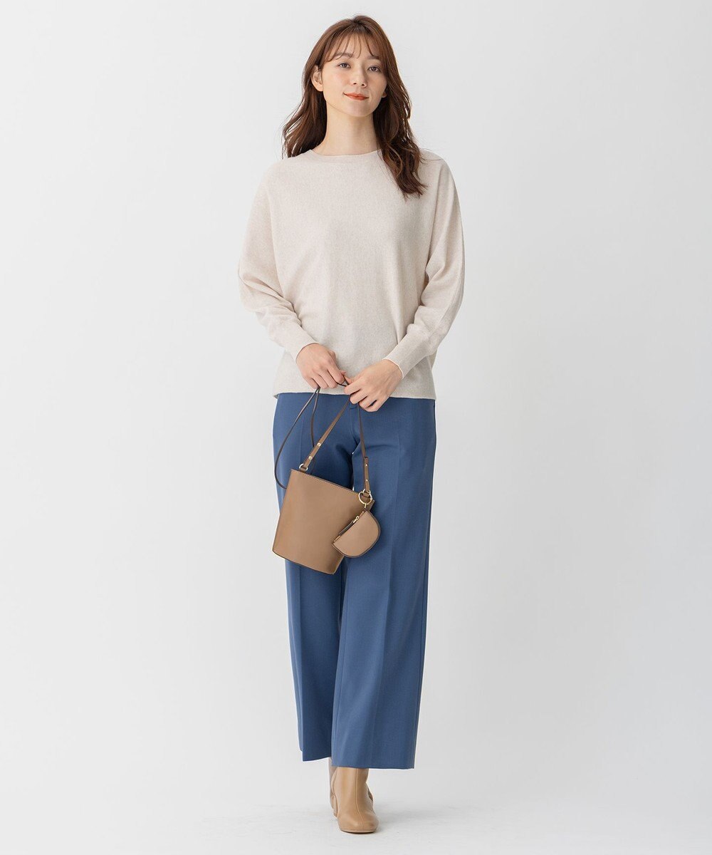 自由区 【裏起毛/撥水加工】TRギャバ ストレートパンツ 