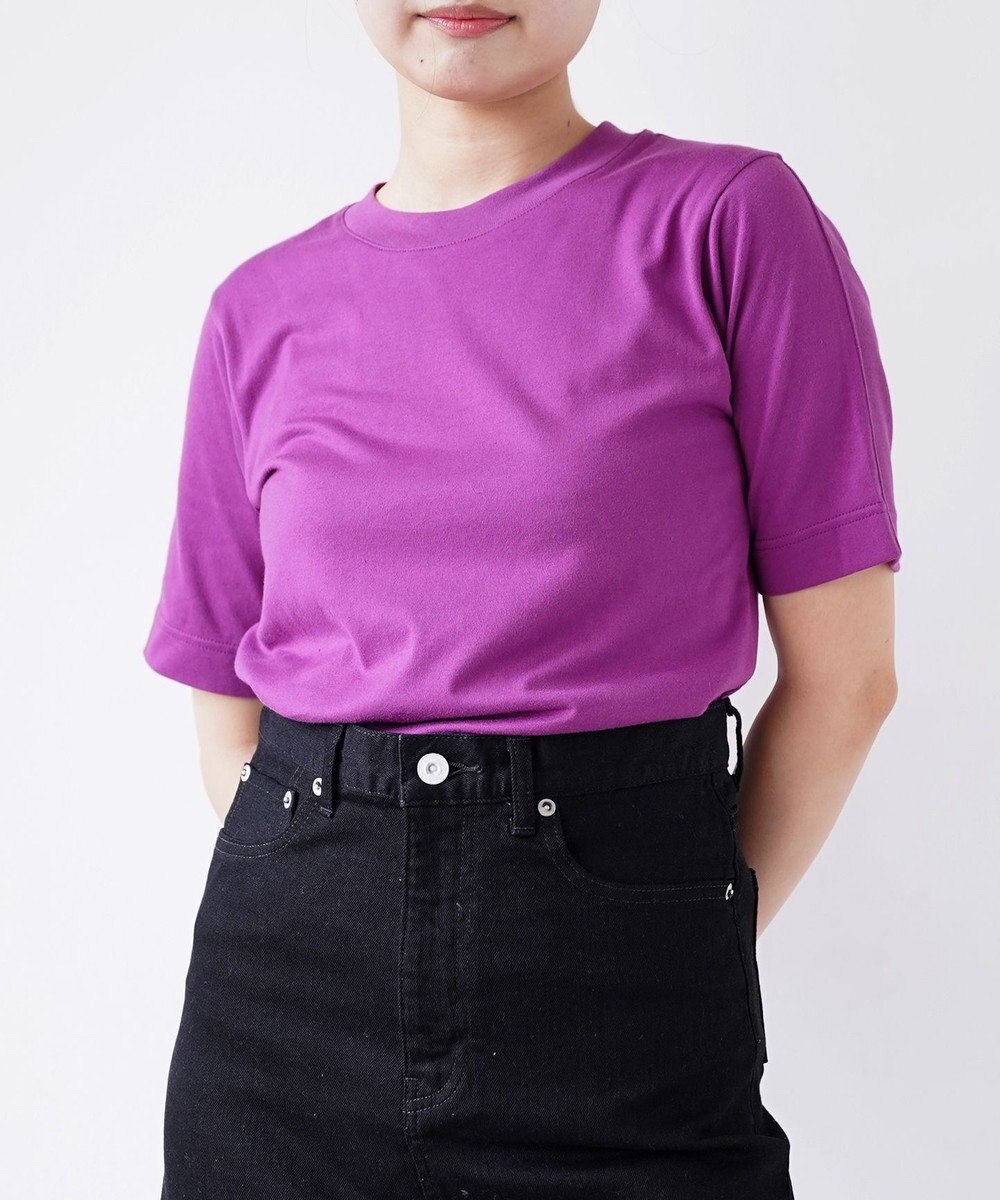 HAAG スマイルコットン BACK RIB T-SHIRTS Tシャツ 