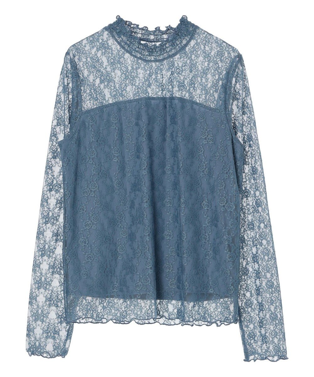 earth music&ecology レースドッキングプルオーバー 