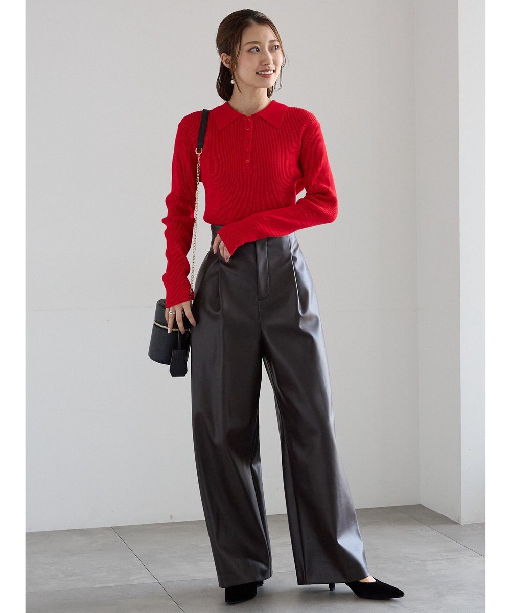 Te chichi パネルパターンアソートリブポロニット 