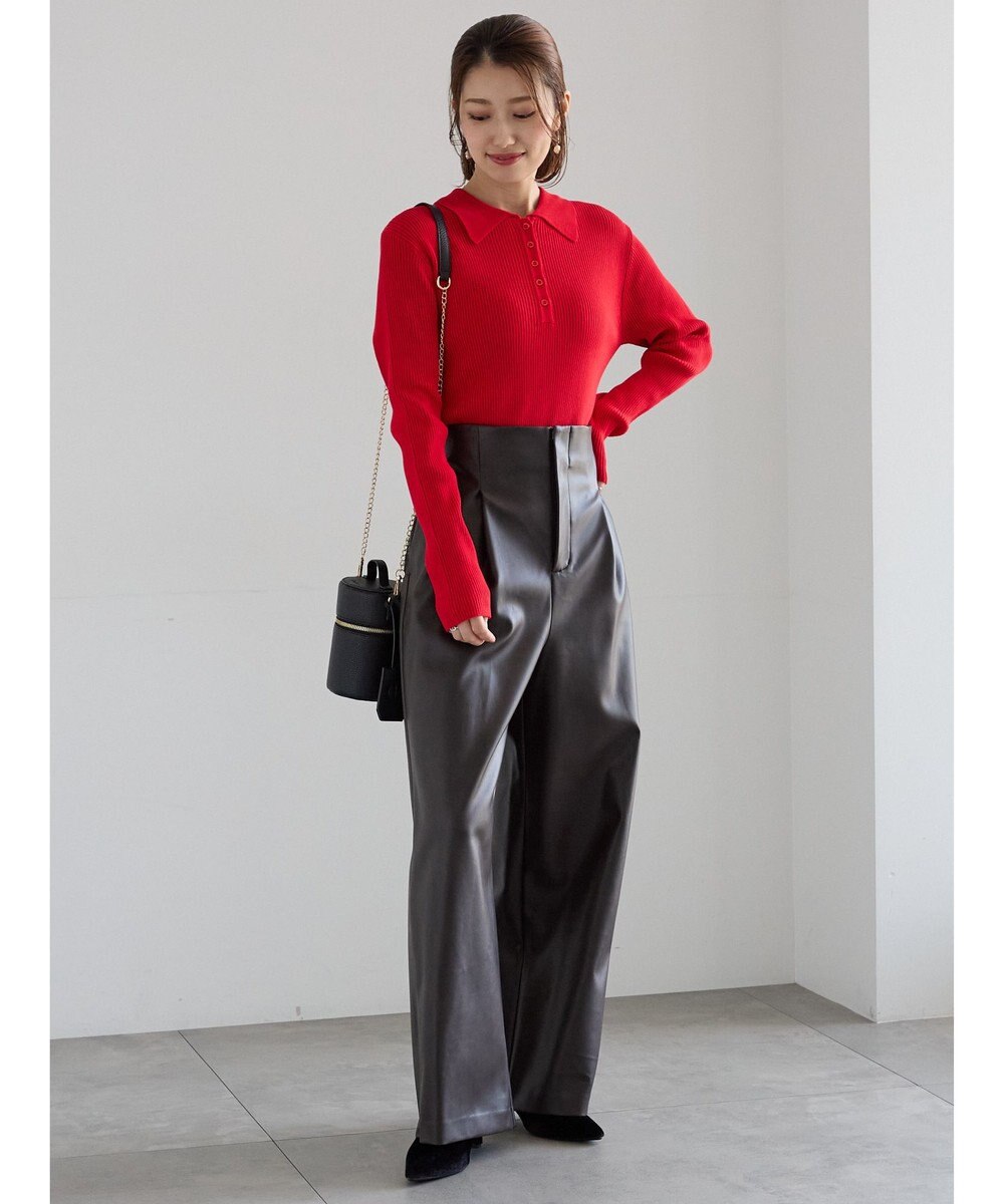 Te chichi パネルパターンアソートリブポロニット 