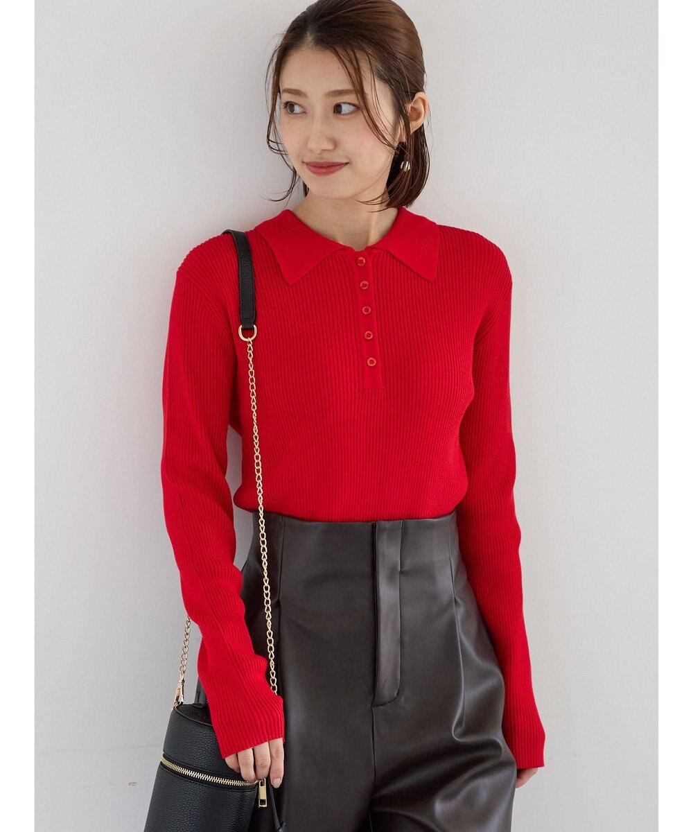 Te chichi パネルパターンアソートリブポロニット 