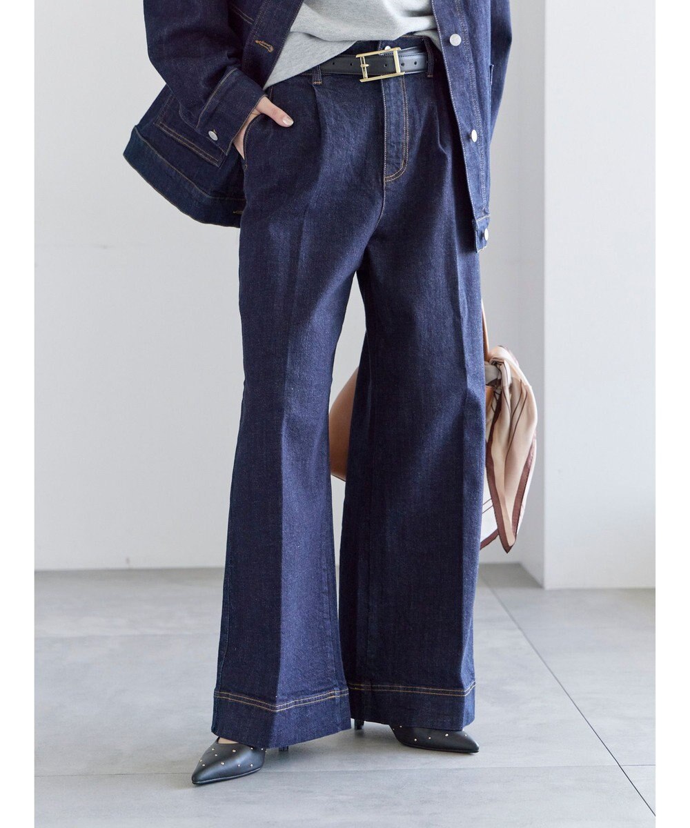 Te chichi ワイドデニムパンツ 