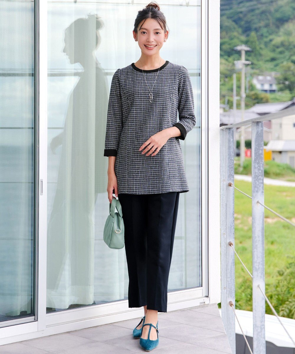 Tiaclasse 【洗える】ツイードチュニック 