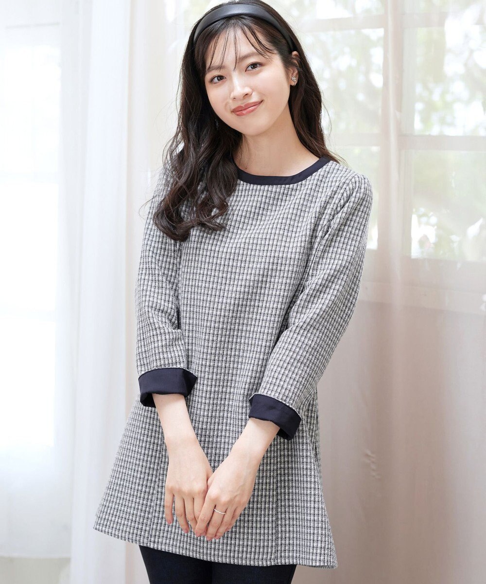 Tiaclasse 【洗える】ツイードチュニック 