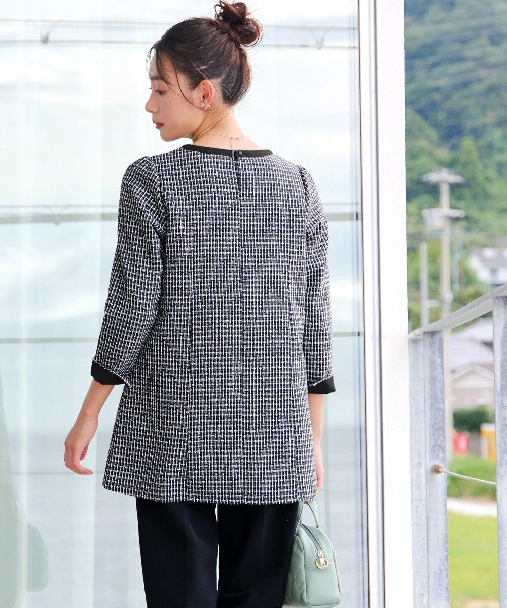 Tiaclasse 【洗える】ツイードチュニック 