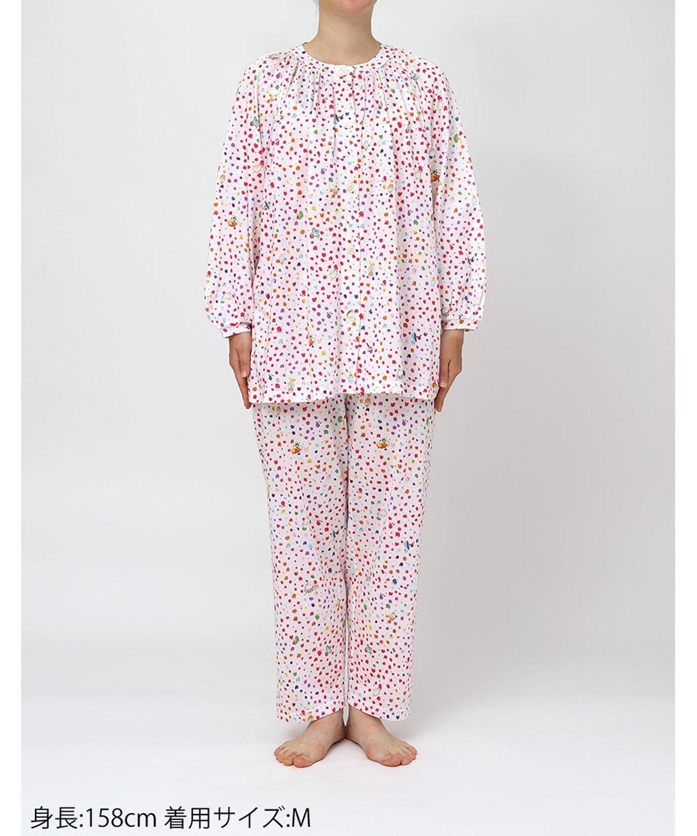tsumori chisato SLEEP ツモリチサト パジャマ 綿混(本体) 天竺素材 9分袖 長袖 9分丈 レディース UDX594 /ワコール 