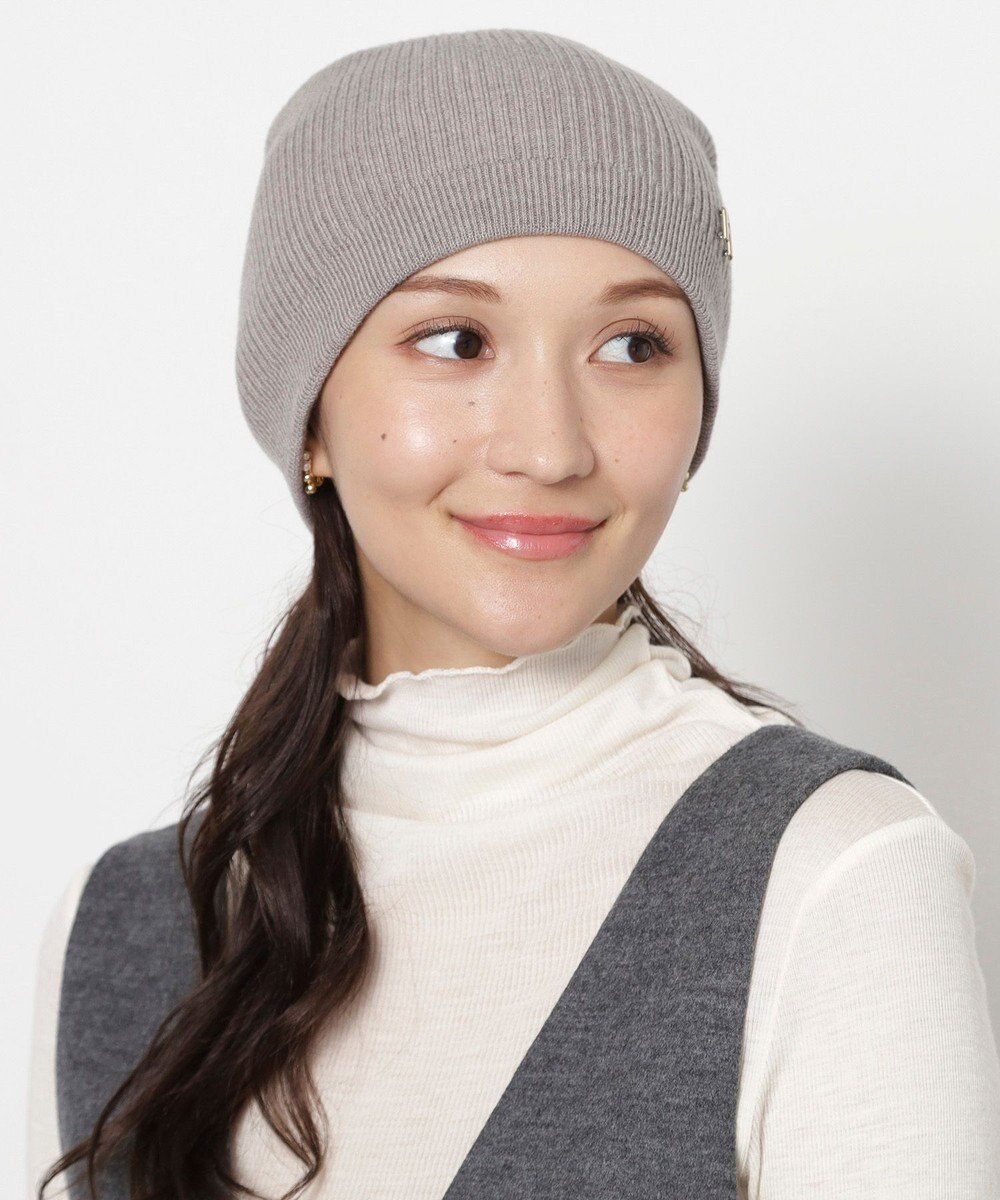 MOONBAT 【WEB限定】FURLA(フルラ)アーチロゴ付き ニット帽 帽子 UVカット 手洗いOK 