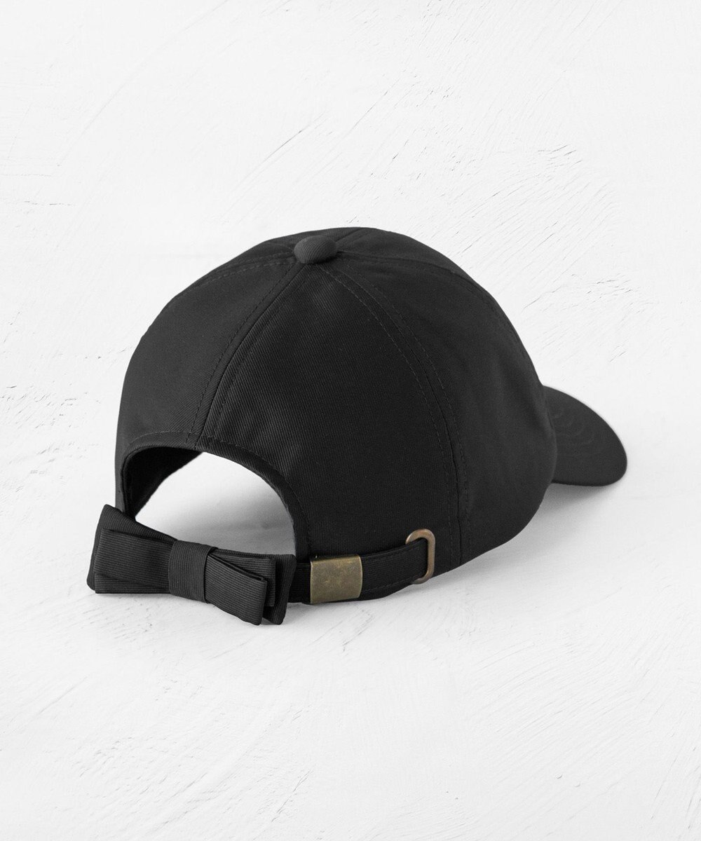 TOCCA 【UV90%以上カット・吸水速乾・接触冷感・抗菌防臭・洗える・サイズ調整可・リボン取り外し可】LOGO RIBBON CAP キャップ 