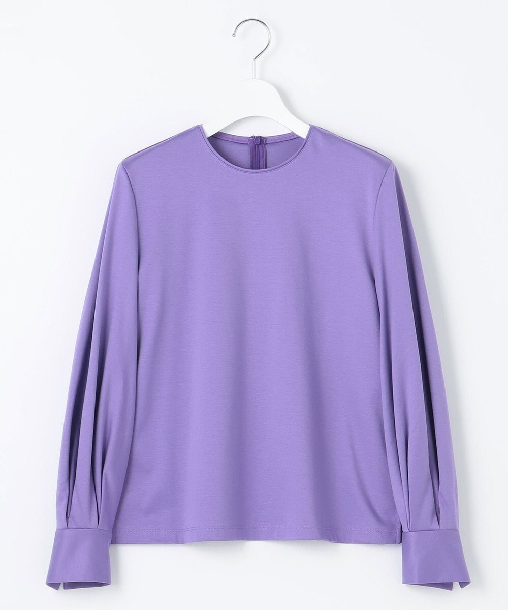 自由区 L 【洗える】ハイカウントパフスリーブ カットソー 