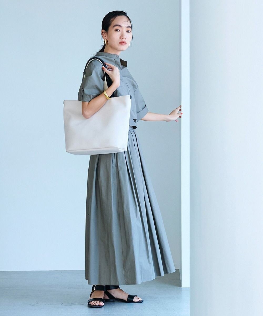 TOPKAPI 【Breath TOPKAPI】SCOTCH GRAIN スコッチグレイン プレーン 2トーンテープ ロングハンドル トートバッグ L 