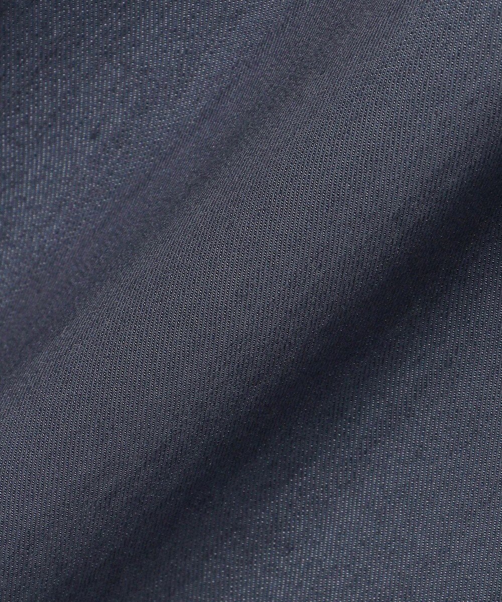 ICB L 【洗える】 ドレープスラブデニム ワイドパンツ 