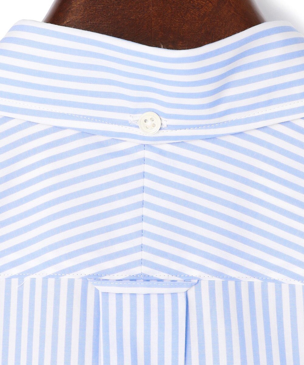 J.PRESS MEN 【AaronChang】【UNISEX】コットンタイプライター ストライプ シャツ / B.D. / Baggy-Fit 