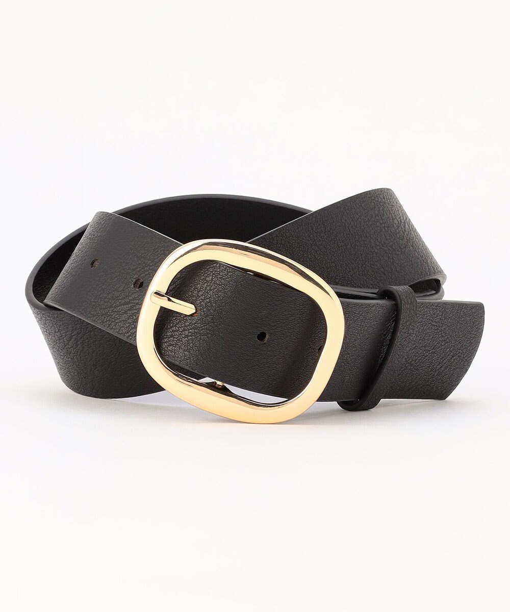 ANY バックルデザインワイドベルト 