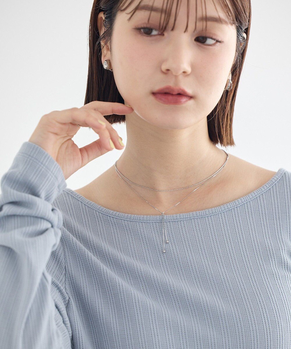 earth music&ecology 【ステンレス】Ｙ字ネックレス 