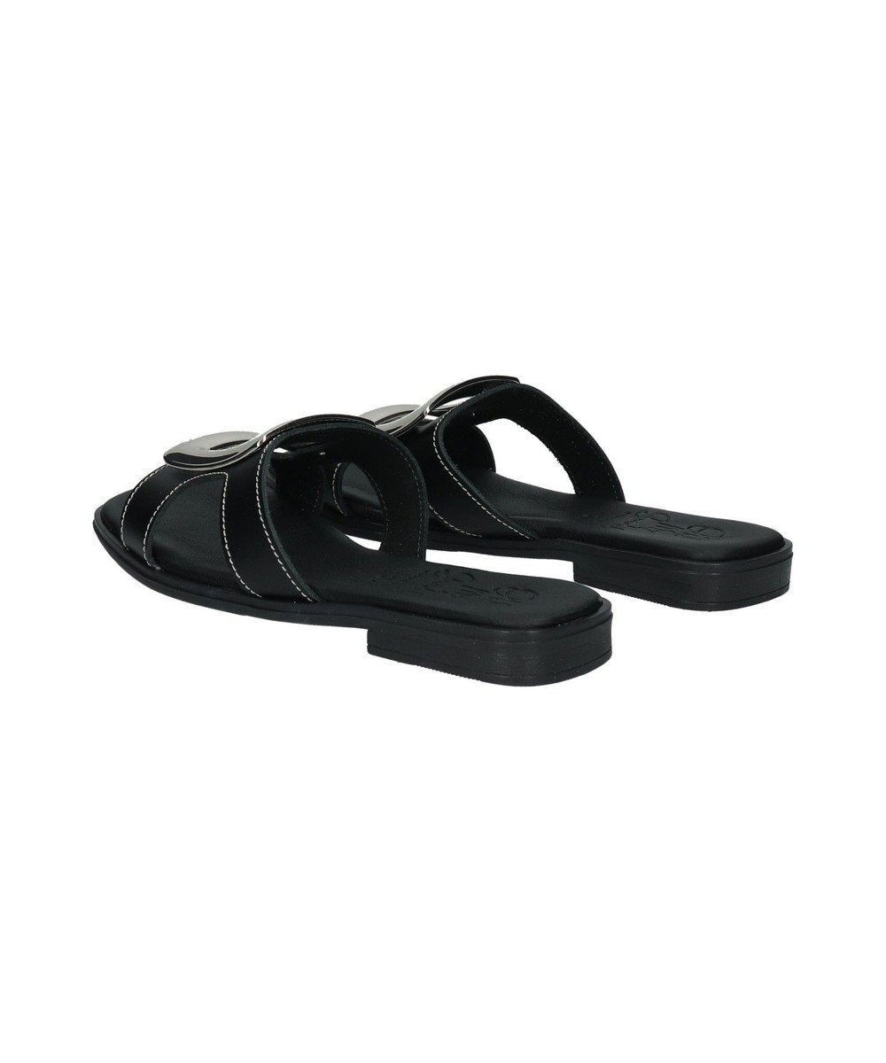 INTER-CHAUSSURES 【Oh my Sandals】メタルバックルフラットサンダル 