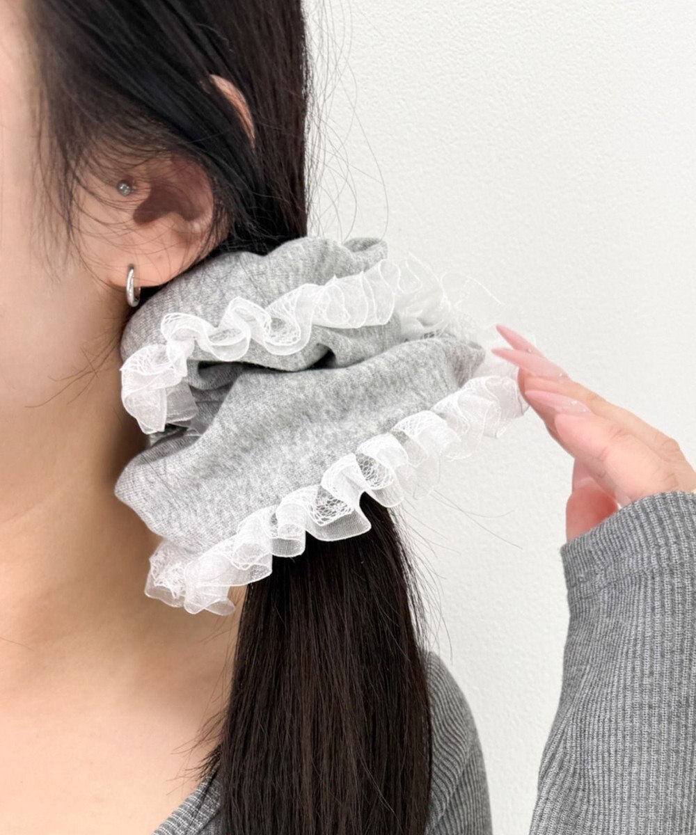 WEGO Lスウェットフリルシュシュ 