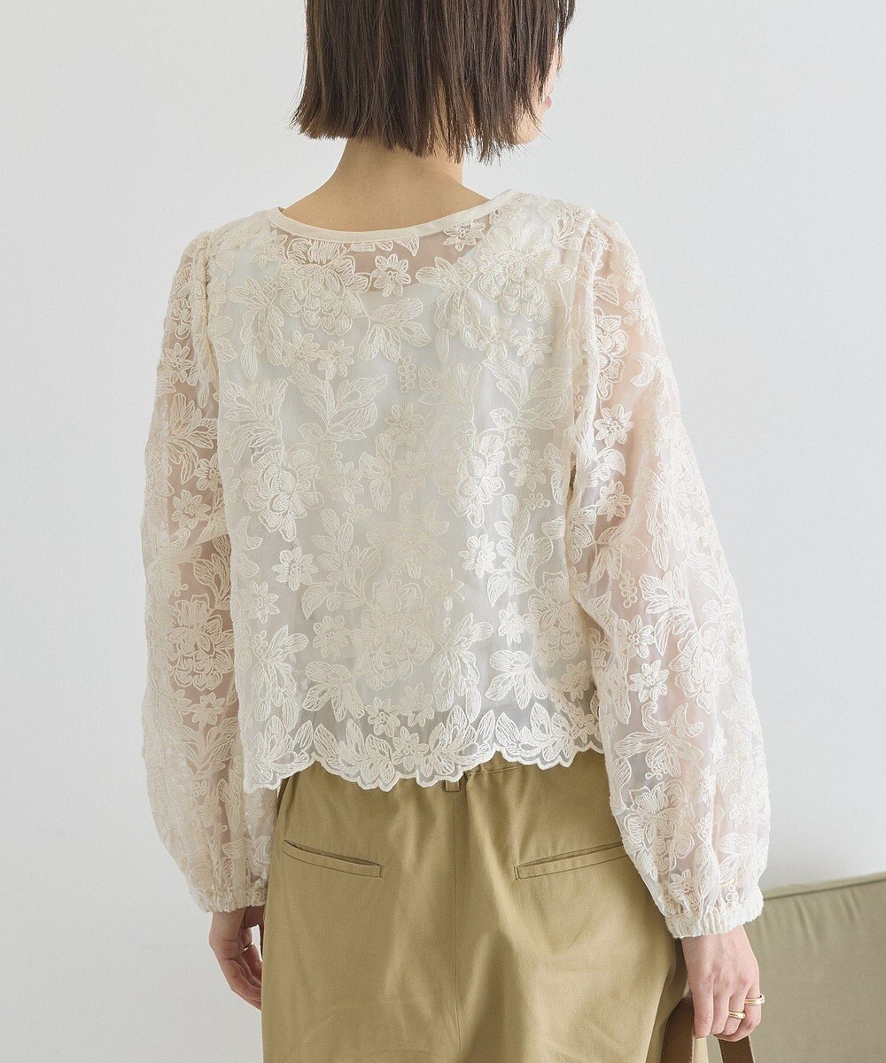 AMERICAN HOLIC 【前後2WAY】シアーレースブラウス 