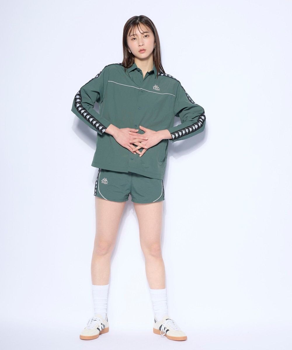OP／FILA 【Kappa】バンダテープ ウーブンシャツジャケット 