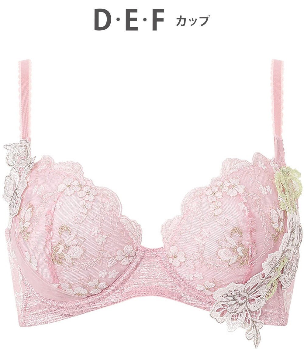 Wing ブラジャー Wing Lesiage 背中の段差をスムージング 脇高設計 バストの脇流れをブロック 【後ろ姿きれいブラ】 ブラ PB4010 ウイング／ワコール 