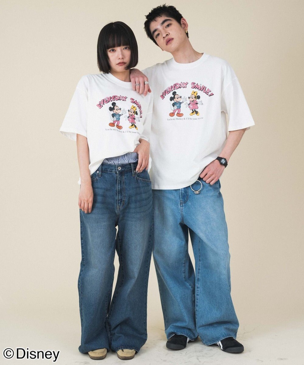 WEGO 【新柄追加/ユニセックス着用アイテム/SMLサイズ展開】DISNEY/グラフィックT（S） 