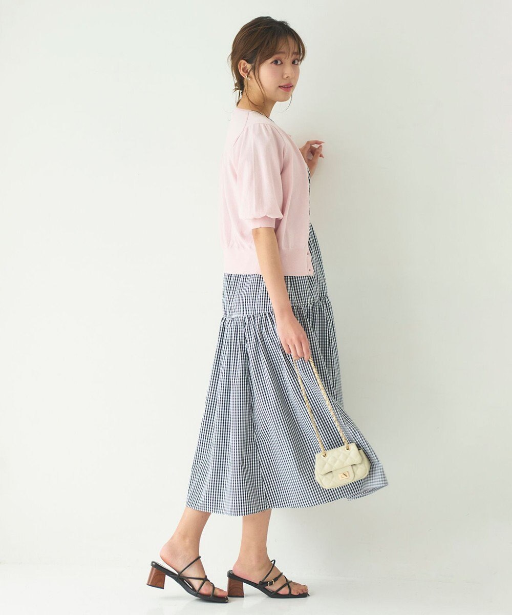 Feroux 【接触冷感・UVカット】ハーフスリーブ カーディガン 