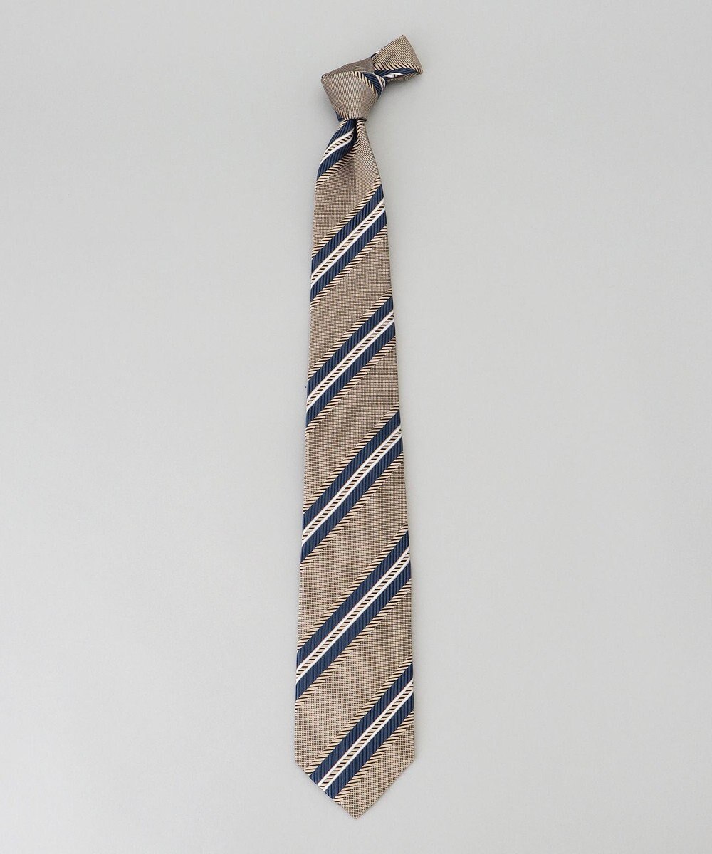 GOTAIRIKU GOTAIRIKU別注【日本製】シルク ネクタイ_レジメンタル 