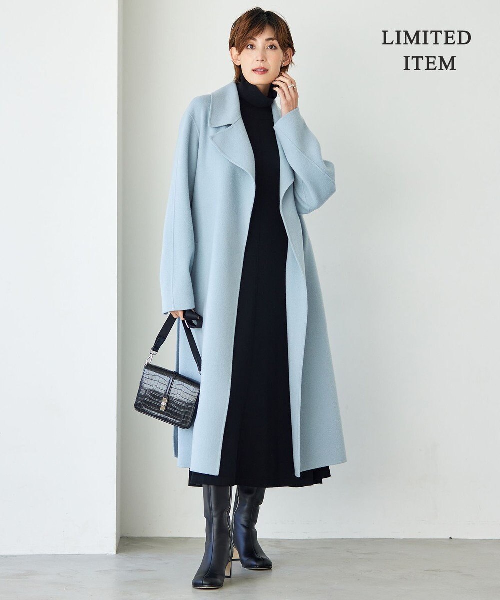 ICB 【WEB限定・洗える】 ヴィスコースハイゲージ ワンピース 