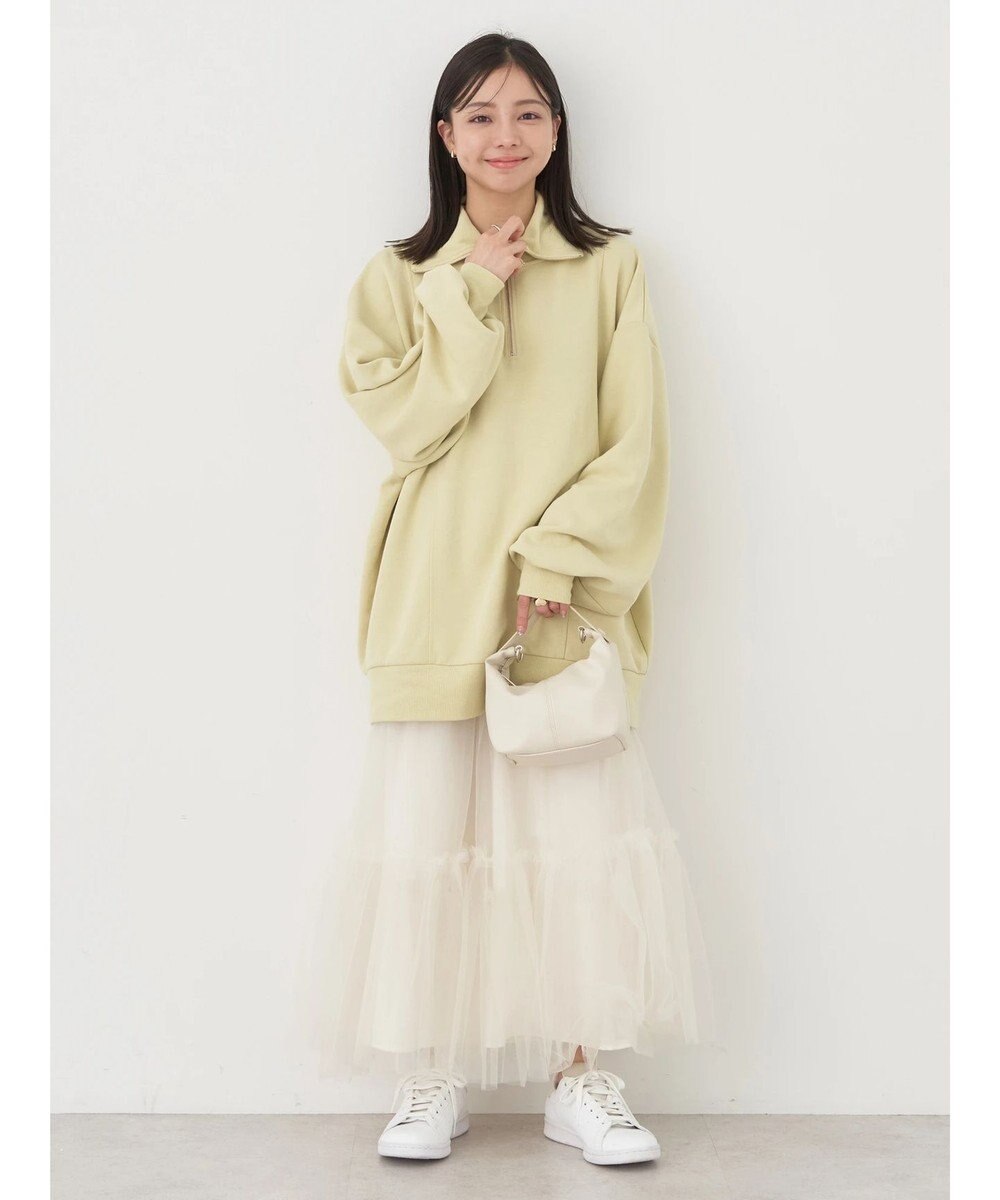 earth music&ecology スタンドｚｉｐダンボールチュニック 