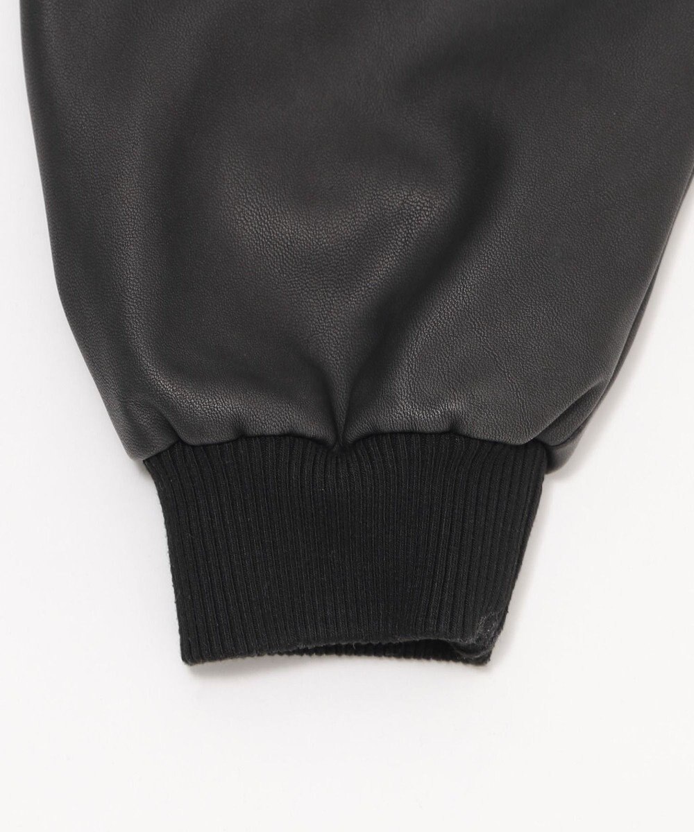 WEGO 【ユニセックス着用ITEM】PUフードブルゾン 